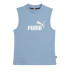 Camiseta Puma Essentials Slim Azul Mujer