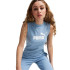 Camiseta Puma Essentials Slim Azul Mujer