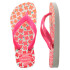Chanclas Havaianas Kids Flores  Flux Infantil Blanco/Rosa