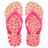 Chanclas Havaianas Kids Flores  Flux Infantil Blanco/Rosa