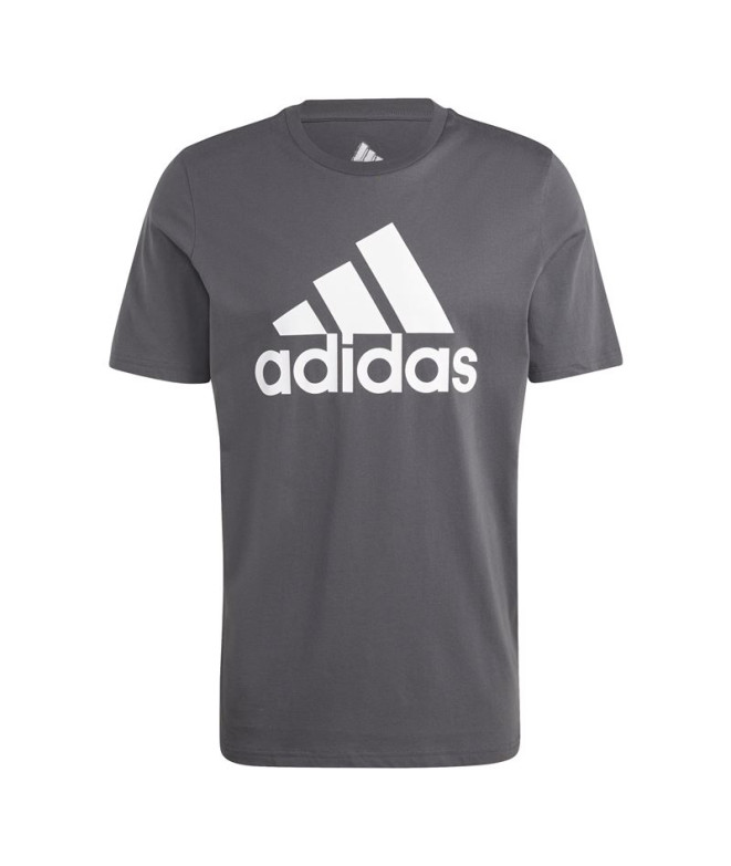 Camiseta adidas Big Logo Hombre Gris
