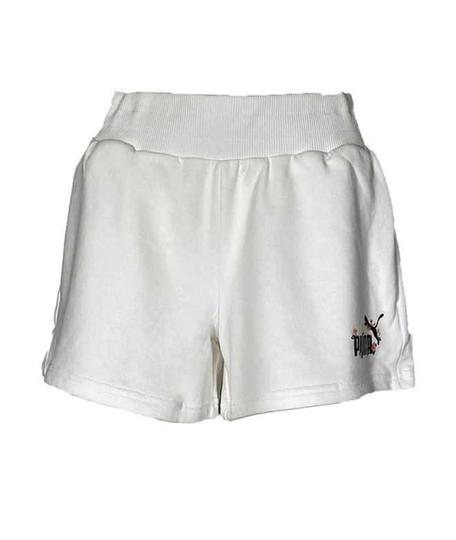Pantalones Puma Floreal Blanco