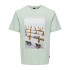 Camiseta Only & Sons Onskolton Reg Beach Surf Negro Hombre