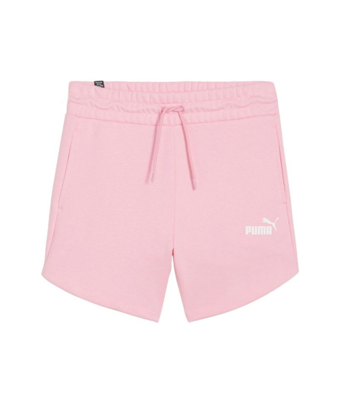 Pantalón Puma Essentials 5" High Waist Rosa Mujer