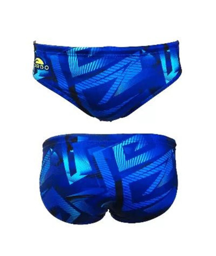 Bañador Waterpolo Turbo Spiral Royal