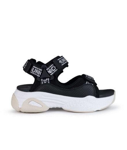Sandalias Munich Areia 06 Negro Mujer