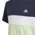 Camiseta adidas 3 Bnadas Infantil Azul