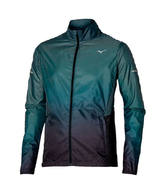 Chaqueta de Running Mizuno Aero Hombre Negro