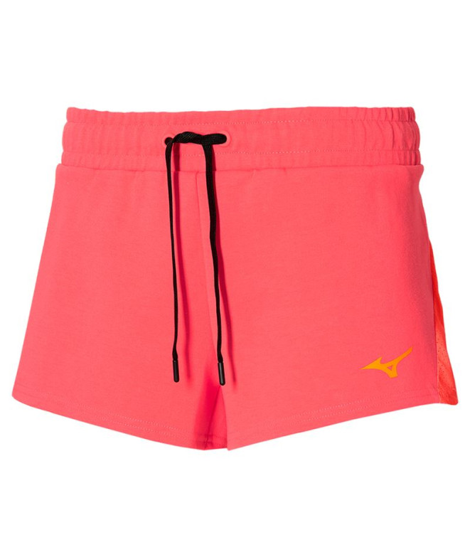 Pantalones de Fitness Mizuno Athletics Mujer Rojo