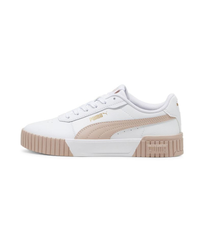 Zapatillas Puma Carina 2.0 Mujer Blanco Rosa