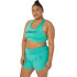 Sujetador Deportivo de Running ASICS Core ASICS Logo Mujer Verde/Teal