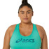 Sujetador Deportivo de Running ASICS Core ASICS Logo Mujer Verde/Teal