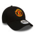 Gorra New Era Manchester United Essential Negro 9FORTY