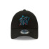 Gorra New Era Miami Marlins League 9FORTY Negro