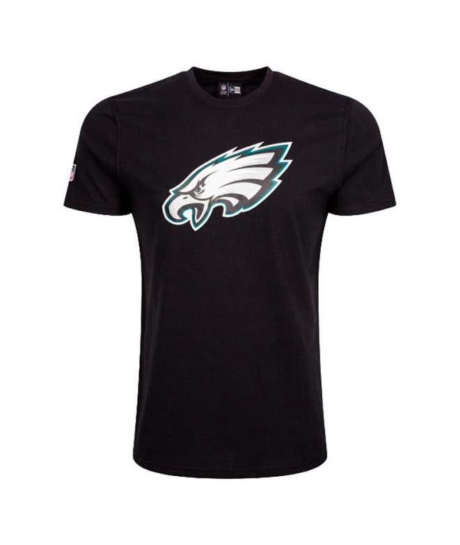 Camiseta New Era Eagles NFL Regular Hombre Negro