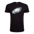 Camiseta New Era Eagles NFL Regular Hombre Negro
