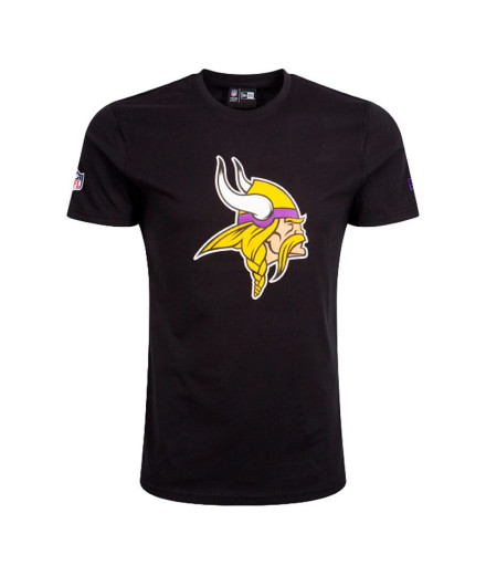 Camiseta New Era Minnesota Vikings NFL Regular Hombre Negro