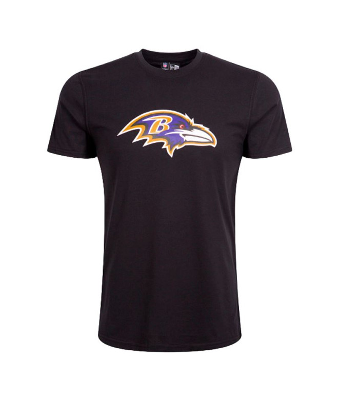 Camiseta New Era Ravens NFL Regular Hombre Negro