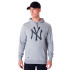 Sudadera New Era New York Yankees MLB Regular Fit Hombre Gris
