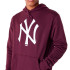 Sudadera New Era MLB Regular New York Yankees Morado Hombre