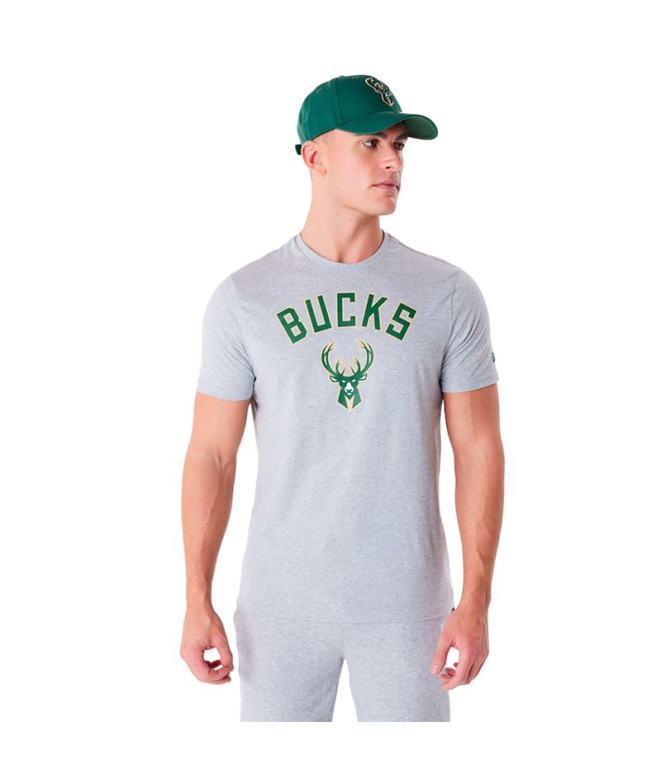Camiseta New Era NBA Regular Milwaukee Bucks...