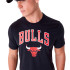 Camiseta New Era NBA Regular Chicago Bulls Negro Hombre