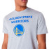 Camiseta New Era NBA Regular Golden State Warriors Gris Hombre