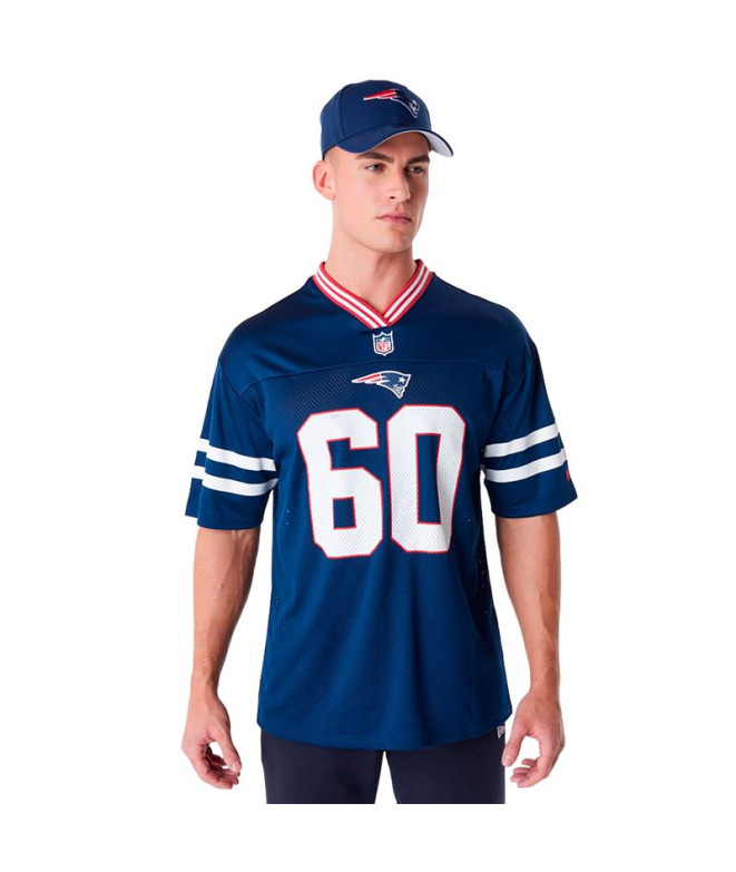 Camiseta New Era NFL New England Patriots Azul...