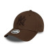 Gorra New Era New York Yankees Womens League Essential Marrón 9FORTY