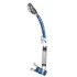 Tubo de buceo Cressi Itaca Ultra Dry Transparente/Azu