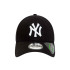 Gorra New Era New York Yankees Repreve League Essential Negro 9FORTY Ajustable