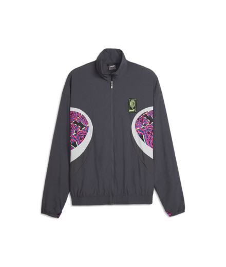 Chaqueta de Fútbol Puma AC Milan Woven Gris Hombre