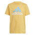 Conjunto adidas Essentials Logo Infantil Amarillo