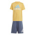 Conjunto adidas Essentials Logo Infantil Amarillo