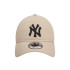 Gorra New Era 9TWENTY de la Liga de los Yankees de Nueva York Crema