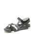 Sandalias de Montaña Chiruca Malibu 13 Mujer Negro/Gris