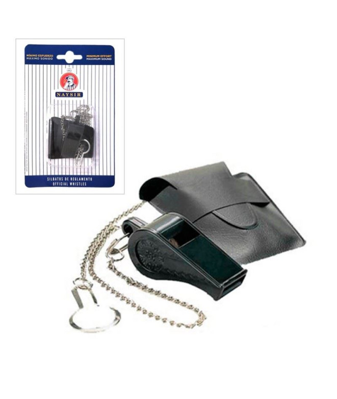 Silbato Naysir N-1B ABS con cadena, Funda y...