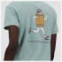 Camiseta New Balance Sport Essentials Barrel Runner Hombre Azul