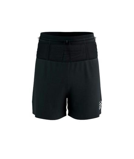 Pantalones de Trail Compressport Racing 2-In-1 Hombre Negro