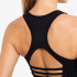 Sujetador deportivo Picsil Sport Top High Neck Premium Negro