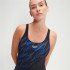 Bañador de Natación Speedo Hyperboom Placement Muscleback Mujer Negro