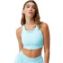 Top Born Living Yoga Bikila Azul Mujer