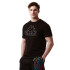 Camiseta Kappa Fario Graphik Negro Hombre