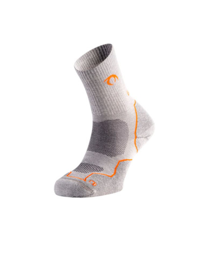 Calcetines de Lurbel Tierra Four Gris Hielo/Naranja