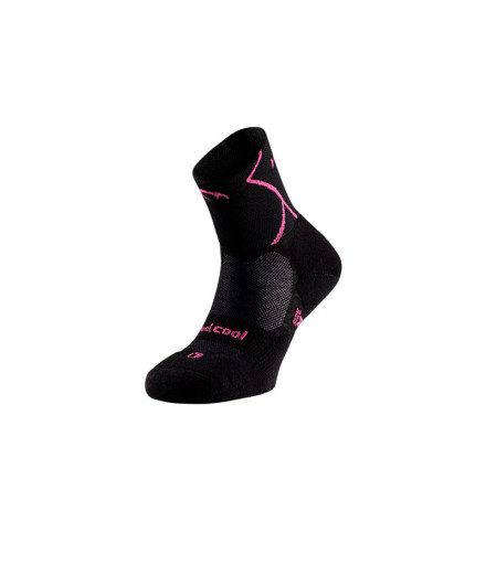 Calcetines de Trail Lurbel Track Four Negro/Fucsia