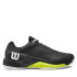 Zapatillas de Tenis Wilson Rush Pro 4.0 Clay Hombre Negro/Blanco/Amarillo