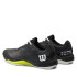 Zapatillas de Tenis Wilson Rush Pro 4.0 Clay Hombre Negro/Blanco/Amarillo