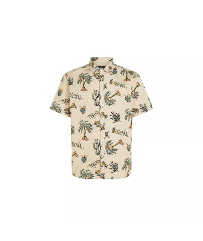 Camisa O'Neill Mix & Match Beach Beige Venice...