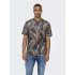 Camiseta Only & Sons Onskobe Reg Banana Leaf Black Hombre