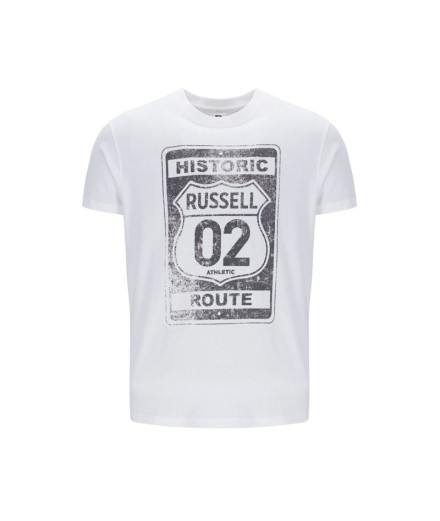 Camiseta Russell AMT A40471 Blanco Hombre